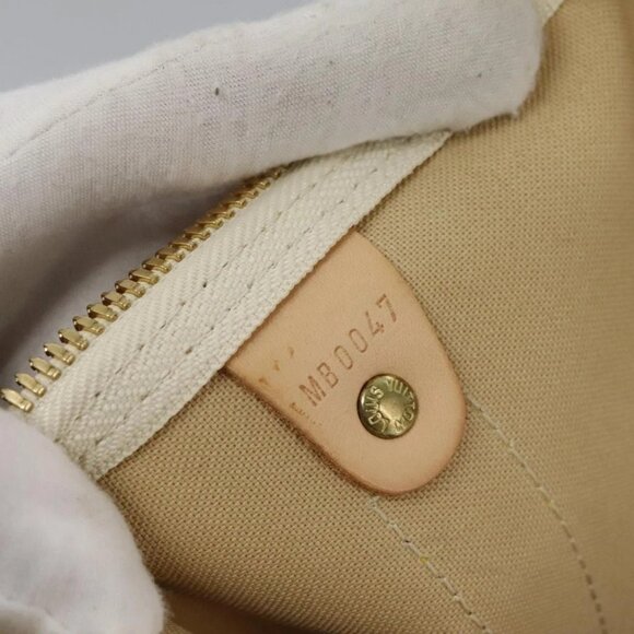 LOUIS VUITTON Damier Azur Keepall Bandouliere 55 Boston Bag N41429 Auth BD1851AV - Picture 12 of 16